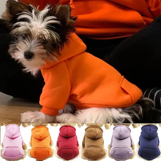 Winter Dog Hoodies Sweatshirt Jacket for Small and Medium Dog Pet Coat Puppy Clothes Chihuahuas Bulldog Costume Puppy Pet Autumn by PDG ibma