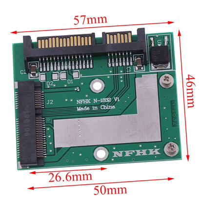 MSATA SSD to 2.5'' SATA 6.0gps module adapter converter card board mini pcie ssd
