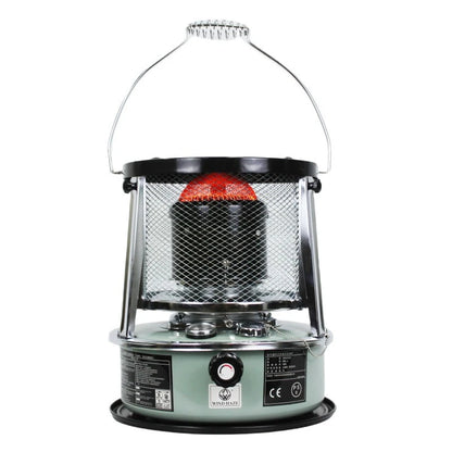 High-efficiency Liquid Fuel Heater, Stainless Steel Indoor Warmer, Non-electric Heating Stove, Portable for Outdoor Camping