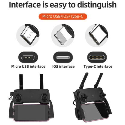 Data Cable OTG Remote Controller to Phone Tablet Connector USB TypeC IOS Extend for DJI MINI 4K/2/3 Pro/SE/Pro/Air/Mavic 2/3