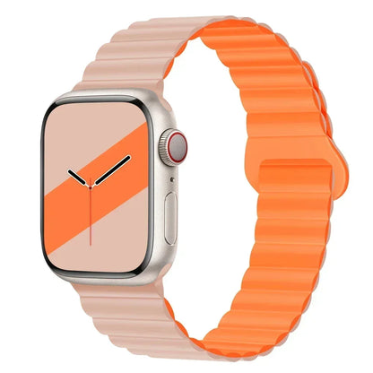 NEW Original Liquid Silicone Magnetic bands for Apple watch band Ultra 2 Series 9 SE iwatch 42mm 44mm 45mm 49mm 38mm 40mm 41mm