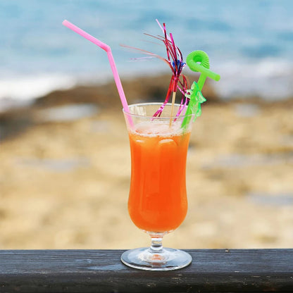 50-6000Pcs Multicolor Drinking Rietjes Straw Milk Tea Bar Party cocktail Drinking Wedding Kitchen Beverage Straws Wholesale