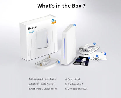 SONOFF iHost Smart Home Hub Zigbee Gateway Multi-mode Wifi LAN Wireless Remote Control Local Automation For Most of Devices