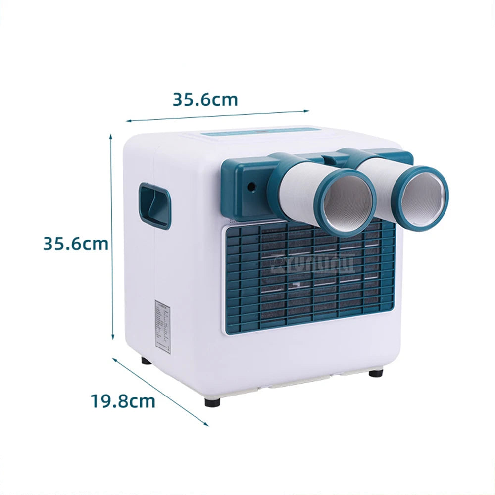 220V Mobile Air Conditioning Machine Free Installation Air Conditioner Small Camping Climatisation Cooling Machine