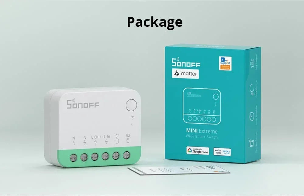 SONOFF MINI R4 Matter MINIR4M Matter Relay Sonoff Mini R4 Extreme Wifi Smart Switch Matter with Alexa Google Home Homekit