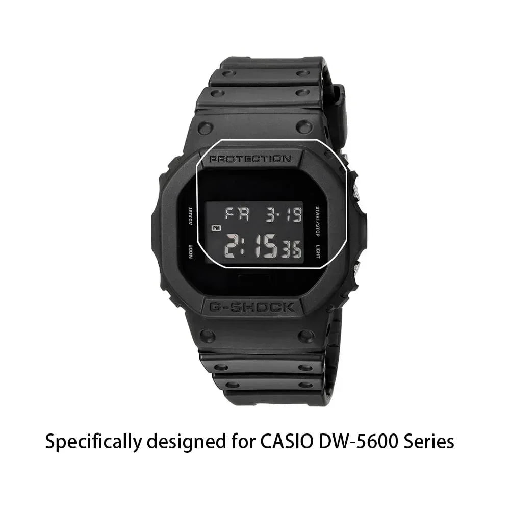 Ultra-Thin 9H Tempered Glass, Minimalist Design Meets Maximum Protection For Casio DW-5035 DW 5600 GW-B5600 GW M5600