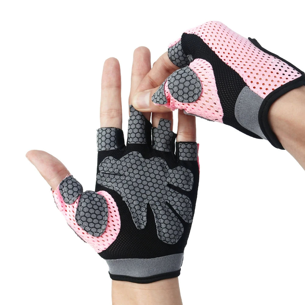 1Pair Workout Gloves Weight Lifting Gloves Palm Support Protection for Men Women,Exercise Gloves Sports for Training,Fitness,Gym
