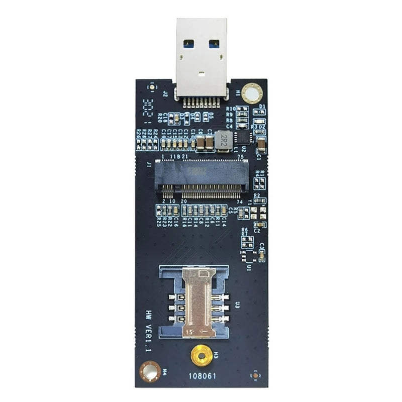 M2 USB Adapter DW5821E M2-NGFF DW5811e DW5816E EM7455 L860-GL USB3.0 Expansion Card for 3G/ 4G/ 5G LTE Module