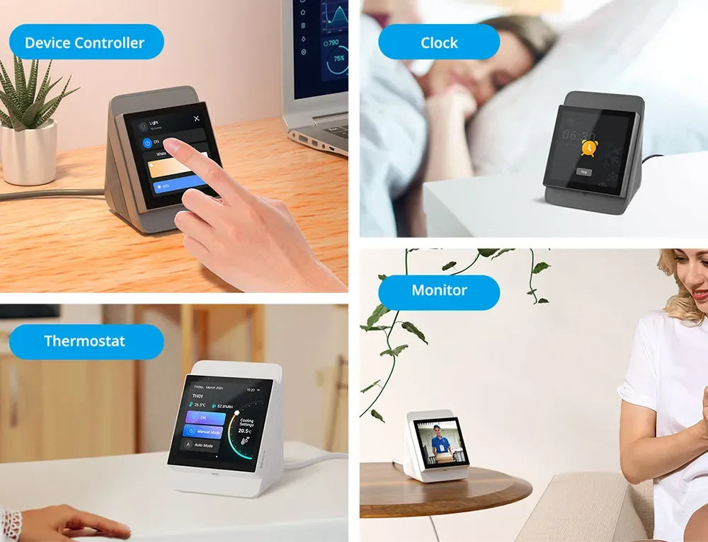 SONOFF NSPanel Smart Scene Wall Switch EU/US Integrated HMI Panel Home Automation Thermostat Smart HomeWorks with Alexa Alice