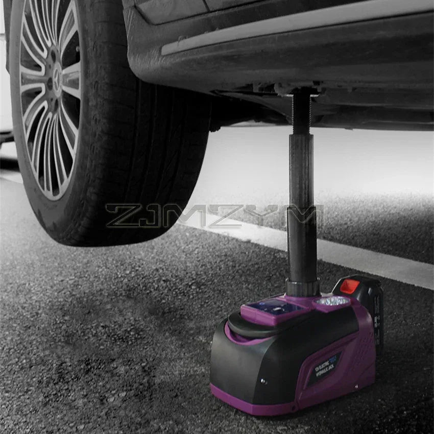 12V 5Ton 150W Rated Power Car Electric Tire Lifting Car Wireless Jacks Wrench Hydraulic Car Floor Jack with Remote control