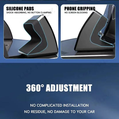 360 Rotating Car Phone Holder Dashboard Non-slip Desktop Phone Mount Stand Smartphone Universal GPS Navigation Bracket Support