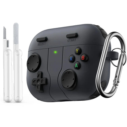 Game Case for AirPods Pro 3 2025 Cover with Cleaner Kit Keychain For AirPods Pro 3rd Generation Silicone Case for AirPods Pro 3