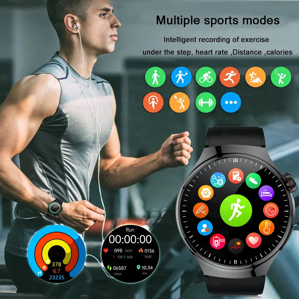 2026New For Man Smartwatches Outdoor Sport Smart Watch Men 1.43“ HD AMOLED Screen ECG physical examination BT5.0 Call smartwatc