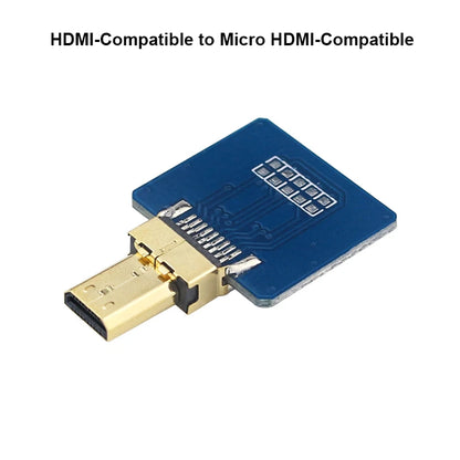 HDMI-Compatible Connector Flex Flat Cable for Raspberry Pi 4 Micro Mini HDMI-Compatible 20pin FFC 10 20 50cmRibbon FPV Orange Pi