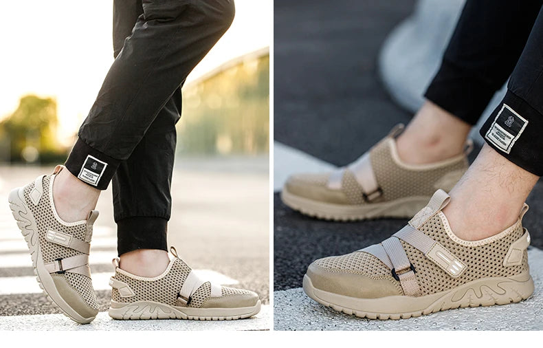 Breathable Summer safety shoes anti-puncture safety work sneakers plastic toe safety shoes 6kv insulated electrician work shoe