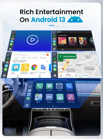 HDMI CarlinKit Android 13 CarPlay Ai Box SDM660 6225 Wireless CarPlay Android Auto Video TV Streaming Box for OEM Car 8G+128G
