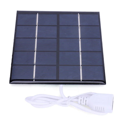 3/5W Battery Charger Solar Panel USB Output Polycrystalline Solar Panel Mobile Power Supply Lightweight for Charger 3.7V Battery