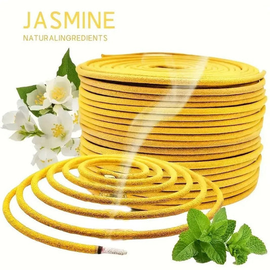 20/48/80pcs Jasmine spiral coil fragrance, suitable for home decoration, yoga, meditation, holiday gifts by PDG ibma