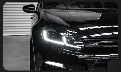 Headlight For VW Golf 6 MK6 2009-2013 Car автомобильные товары LED DRL Hella 5 Xenon Lens Hid H7 Golf6 Car Accessories