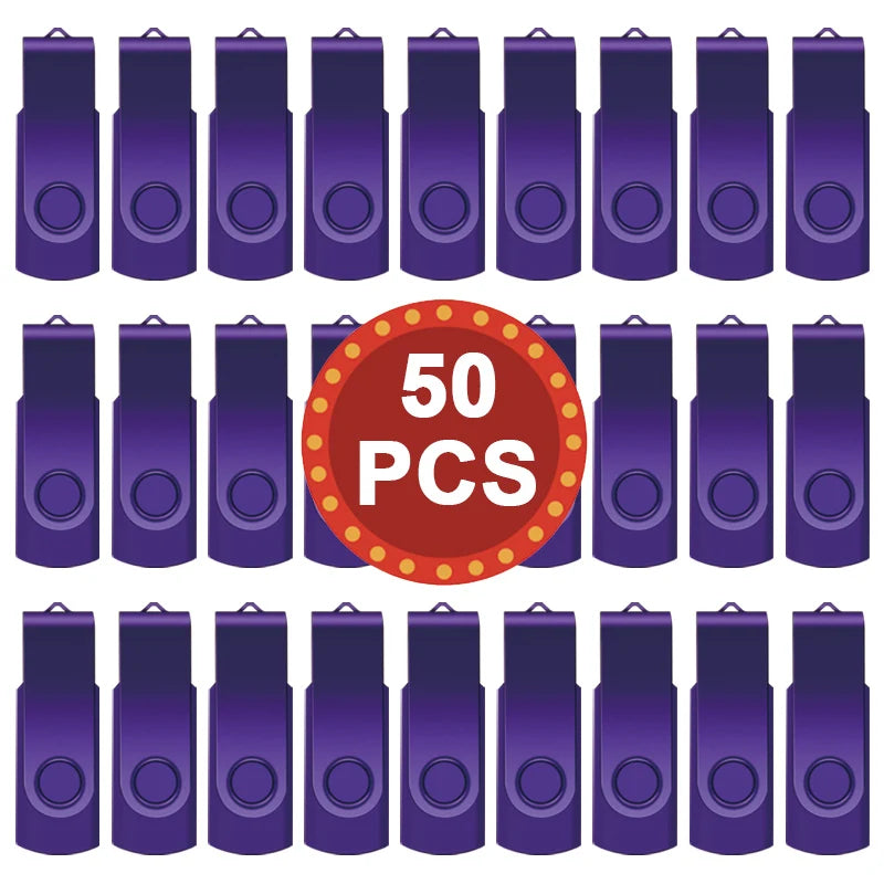wholesale 50 Pack USB Flash Drive Memory Stick Pendrive Thumb Drive Lot 1GB 2GB 4GB 8GB 16GB 32G 64GB 128GB Memory Flash Disk