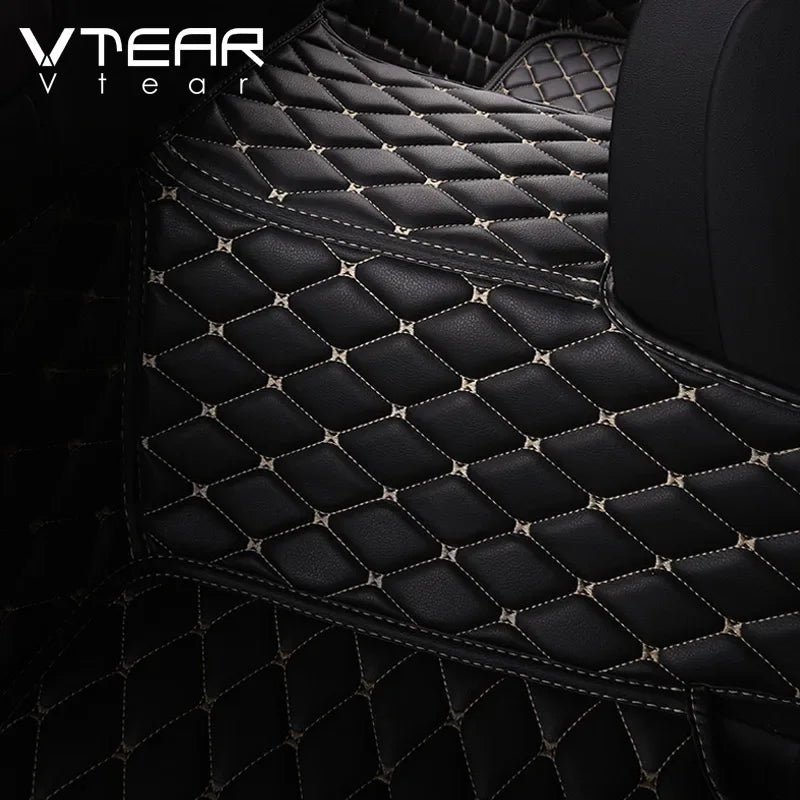 Vtear Car Floor Mat Interior Carpet Pu Foot Pad Mats Cover Decoration Car-styling Accessories Protection For Haval Jolion 2023