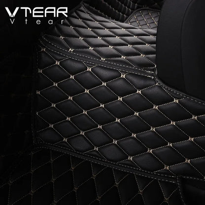 Vtear Car Floor Mat Interior Carpet Pu Foot Pad Mats Cover Decoration Car-styling Accessories Protection For Haval Jolion 2023