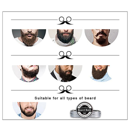 30g Beard Balm Conditioner Oil Improves Beard Softness Manageability Hair Growth Treatment Men Beard Wax Beauty Care