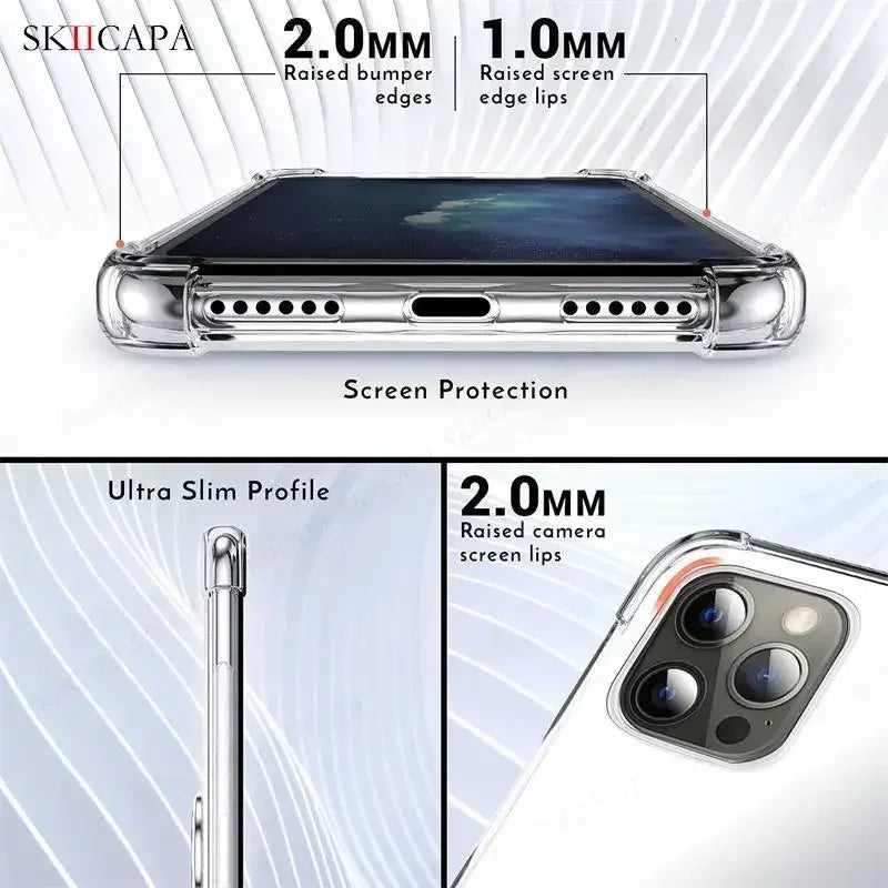 Ring Holder Wallet Card Slot Phone Case for Xiaomi 14T 14 Pro Airbag Shockproof Soft Silicone Transparent Cover for Redmi 14C 4G