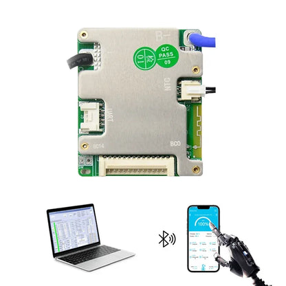 JBD BMS Auto-Identify 7S 8S 10S 12S 13S 14S 20A 30A 40A 50A LiFePo4 Smart BMS 24V 36V 48V Battery Management System for E-Bike