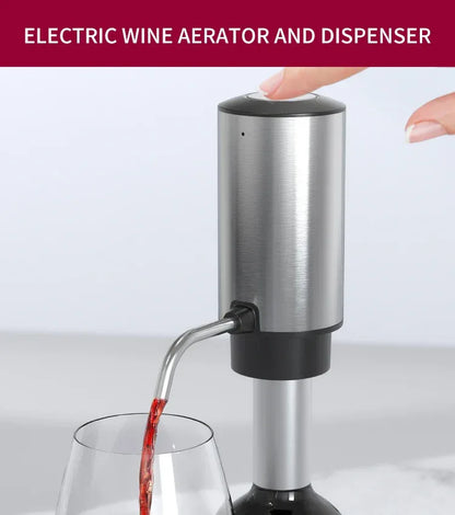 Rechargeable Electric Red Wine Openers Automatic Corkscrew Wine Openers Set Foil Cutter Wine Stopper Wine Pourer Christmas Gifts