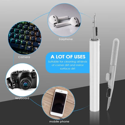 3 In 1 Bluetooth Earphones Cleaning Tool Earbuds Case Cleaner Kit Cleaning Brush Pen For Airpods Pro 3 2 1 Headphones Clean Set