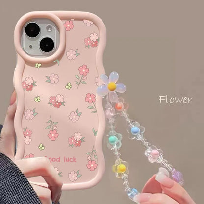 INS Flower Chain Phone Case For Huawei P40 Lite Nova 3i Y70 Honor 90 Lite X8 X6 X9A X7A X8A X7B X8B X9B Soft Silicone Cover