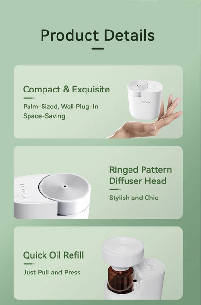 Plug in Waterless Aroma Diffuser Hotel Frangrance Diffuser And Essential Oils Atomizing Efficienc Home Air Freshener