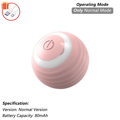 This Interactive Spherical Toy for Cats Features an Automatically Rotating Tail Ball Design and Is Rechargeable Electric Pet Toy
