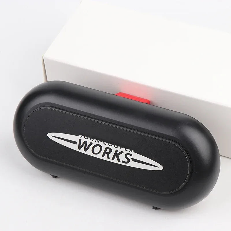 Car Glasses Card Ticket Holder Sunglasses Box Case Multifunctional Sun Visor Clip Creative Storage Fastener Interior Accessories