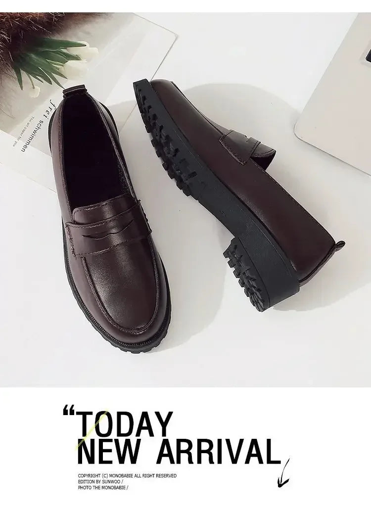 Women's Flat Shoes New Style Spring Summer 2023 Korean Fashion Round Head Casual Versatile Simple Lazy Shoes Rubber Material