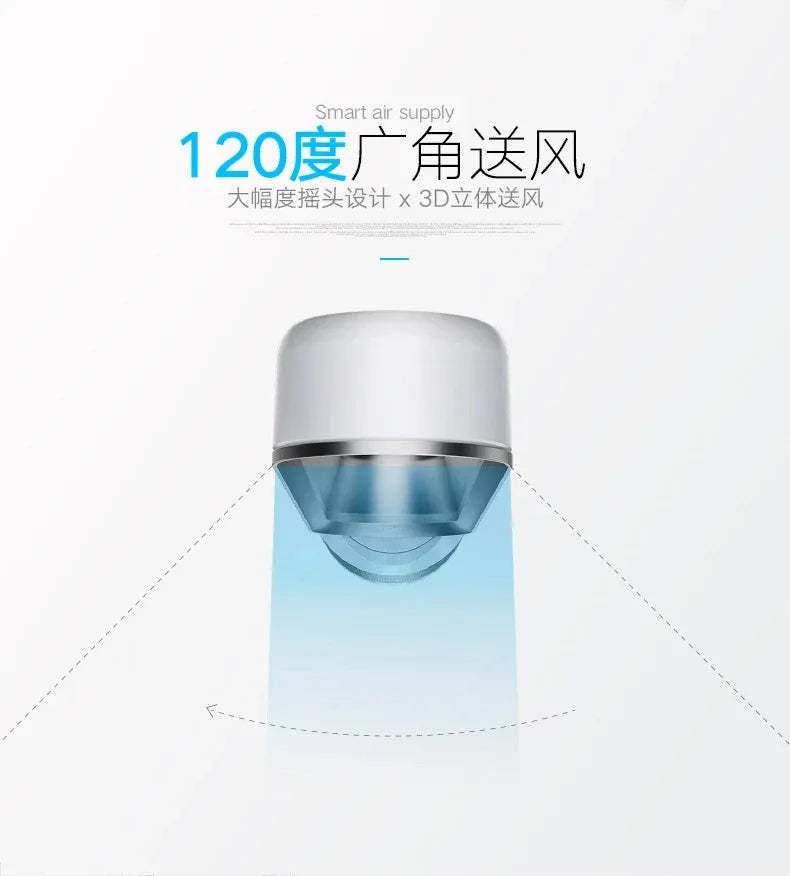 German Bladeless Air Purification Electric Fan Household Ultra-Quiet Desktop Floor Fan Bladeless Electric Fan 220v