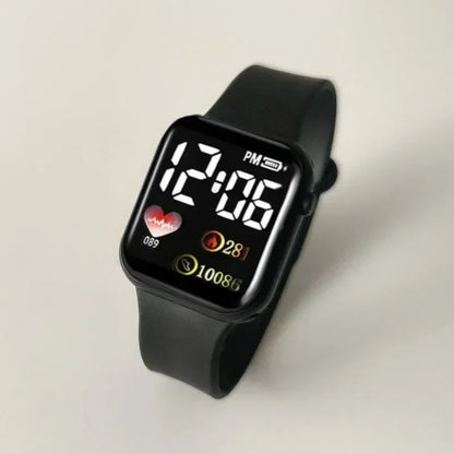 2026 New LED Electronic Watch Waterproof Digital Sports Wristwatch Fashion Casual Student Daily Outdoor Watch Relogio Feminino