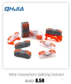 Wire Connector 1 Input Multiple Output Electrical Splitter Push-in Terminal Block Butt Home LED Light Quick Wiring Connectors