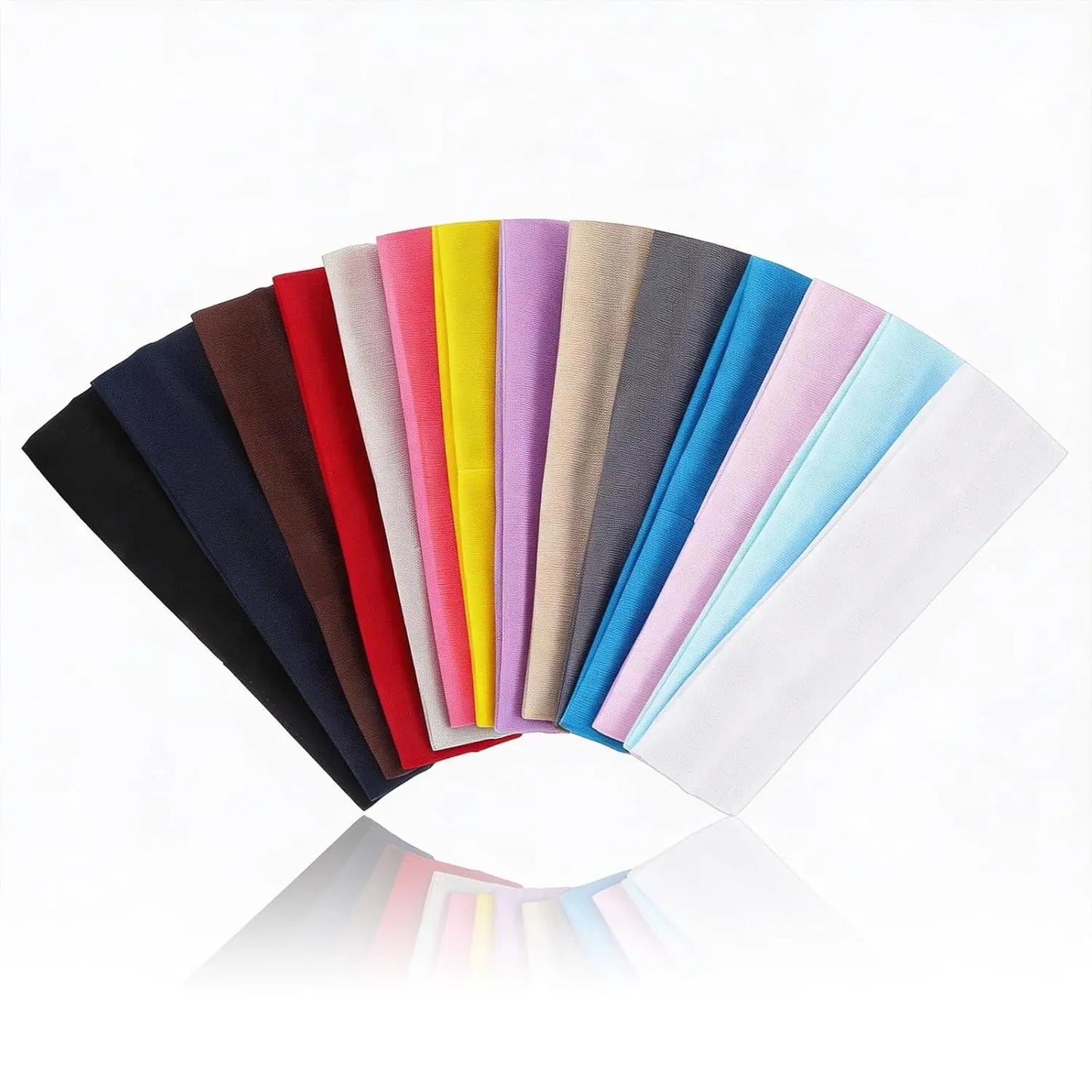 Headbands for Women Pack Elastic Hair Bands for Women' Hair Non Slip Soft Cloth Fabric Headbands Womens Accessories, Neutrals Nude Solid Colors Head Bands