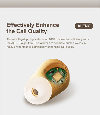 MOONDROP Pudding TWS earphones True Wireless Stereo ANC AI ENC LHDC-V 10mm Dynamic Driver，Bluetooth 6.0 with AI noise reduction