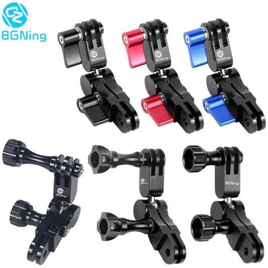 Universal Aluminum Arm Adapter Mount Bracket Connector W/ Knob 1/4'' Inch Screw for GoPro for OSMO Action YI Sports DSLR Cameras by PDG ibma