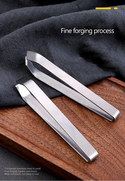 1 PC Stainless Steel Fish Bone Tweezers Pincer Clip Puller Remover Tongs Fish Bone Plucking Clamp Kitchen Gadgets Seafood Tools
