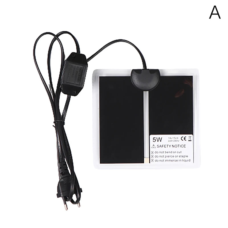 5-14W Terrarium Reptiles Heat Mat Climbing Pet Heating Warm Pads Adjustable Temperature Controller Mats EU