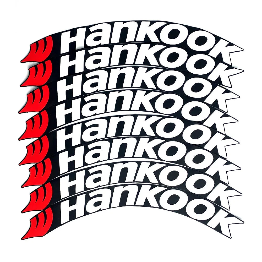 Hankook Universal 3D Auto Waterproof Tire Sticker Car Wheel Rubber Conjoined Lettering Decals Accessories