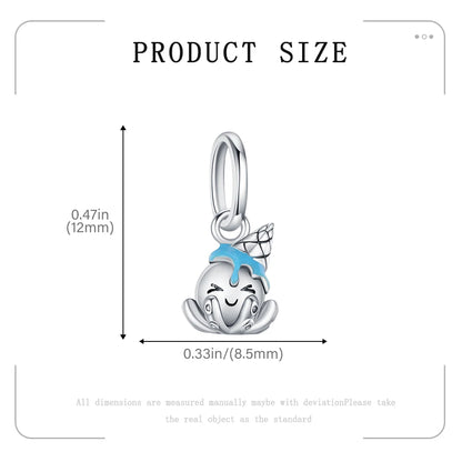 Elegant Mother's Day gifts For mom Ballet Pendant Fit Original Bracelet Diy Jewelry Fine Perfect Heart Rainbow Charm Daily Wear