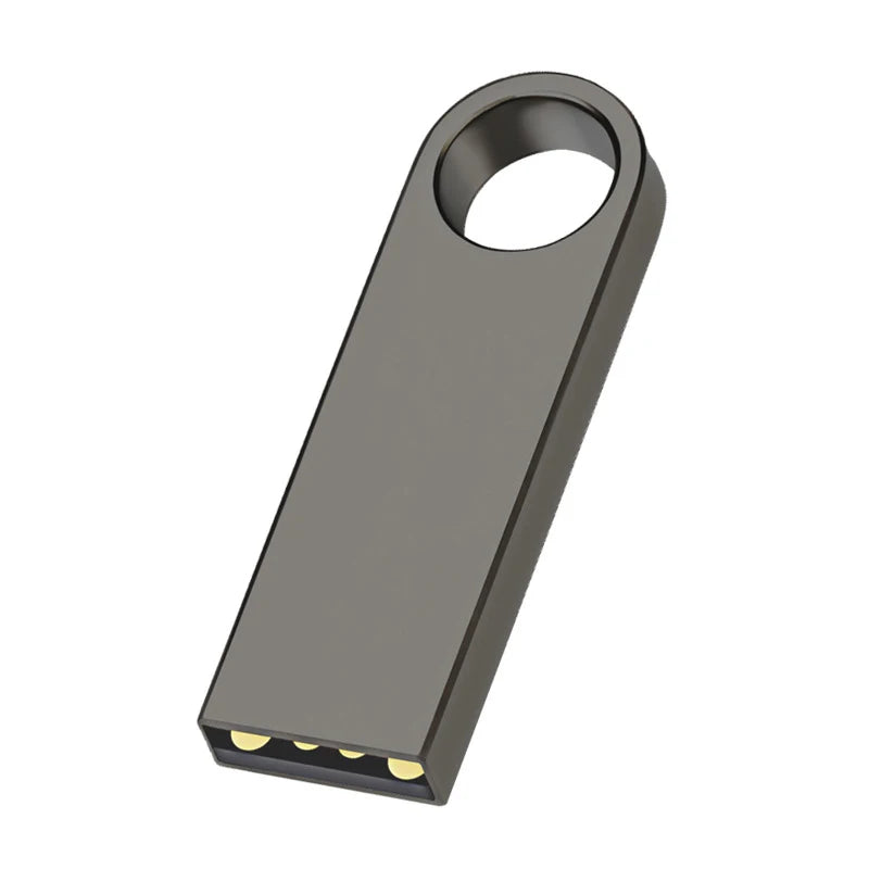 50PCS/lot Metal USB 2.0 Flash Drives 1GB 2GB 4GB Pendrive 8GB 16GB Pen Drive 32GB 64GB Memory USB Sticks 128MB 256MB Free LOGO