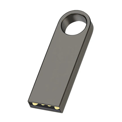 50PCS/lot Metal USB 2.0 Flash Drives 1GB 2GB 4GB Pendrive 8GB 16GB Pen Drive 32GB 64GB Memory USB Sticks 128MB 256MB Free LOGO
