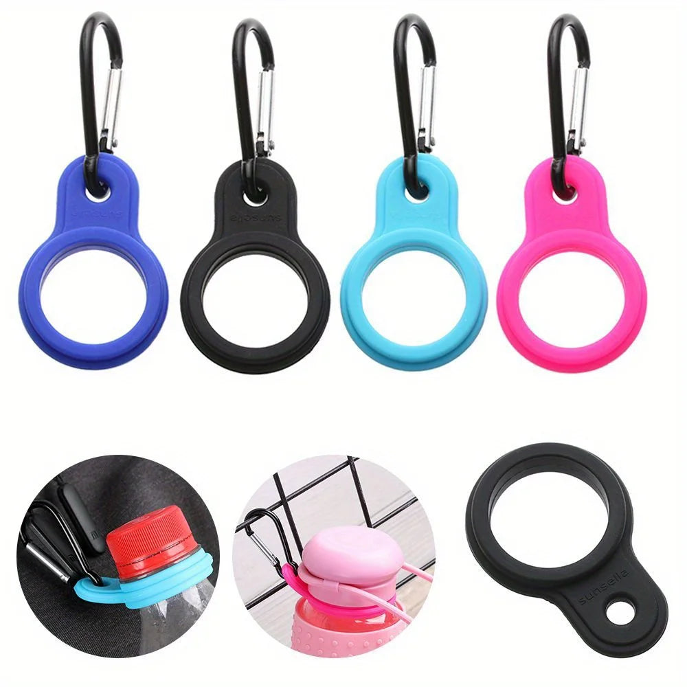 Climbing Bottle Holder Hanging Buckle Running Outdoor Sports Bottle Hook Bottle Clip Buckle Tool Silicone