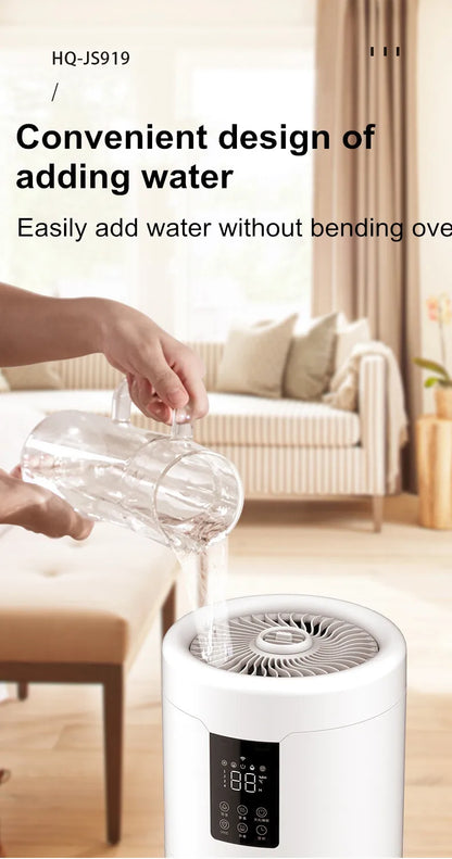 100-240V Humidifiers for Large Room Wholehouse Humidifier 2000 sq.ft.Honovos 17L/4.5Gal Ultrasonic Cool Mist Large Humidifier